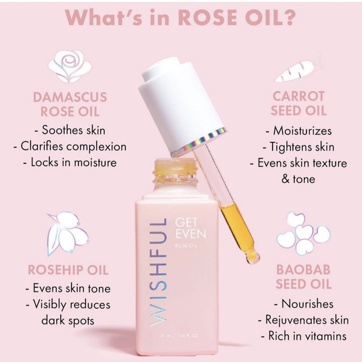 Huda Beauty Get Even Rose Oil Review And Swatches Chic Moey