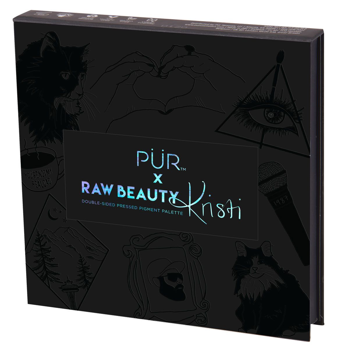 5 10 - PÜR X Raw Beauty Kristi Double-Sided Pressed Pigment Palette