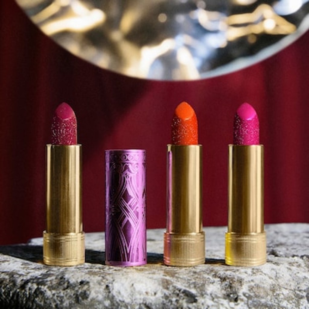 Gucci Beauty Rouge à Lèvres Lunaison Glitter Lipstick - Review and