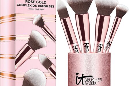 1 28 450x300 - IT Cosmetics Brushes For Ulta Rose Gold Complexion Brush Set