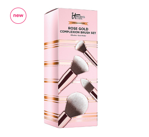 QF2OYWO03K7Q4@X0DXS - IT Cosmetics Brushes For Ulta Rose Gold Complexion Brush Set