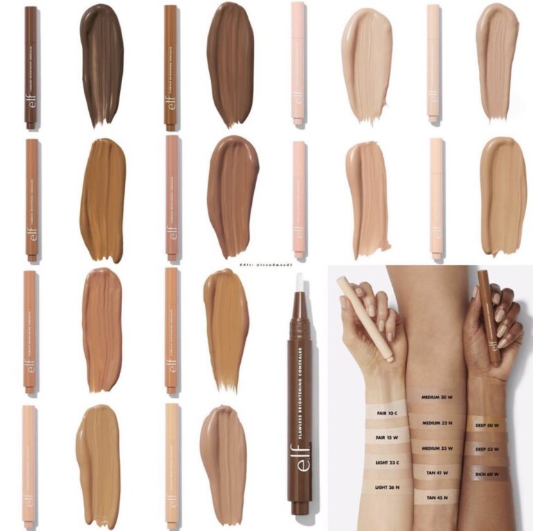 ELF Brightening Flawless Concealer Review and Swatches Chic moeY