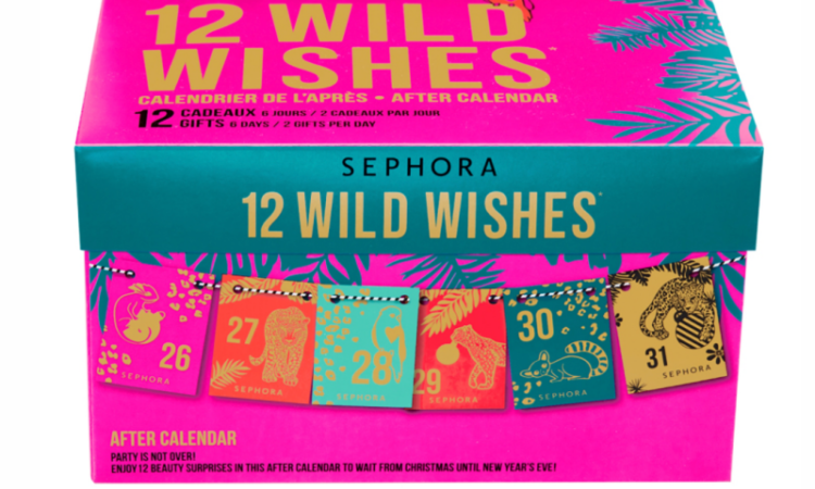 7 3 750x450 - Sephora 12 Wild Wishes Calendar 2020