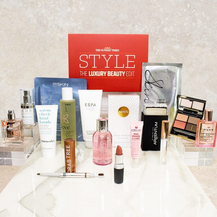 1 3 - Latest In Beauty’s Sunday Times Style boxes