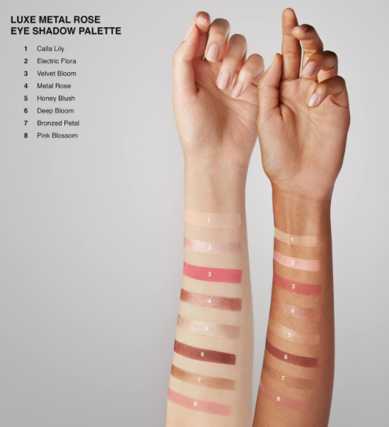 1 27 - Bobbi Brown Luxe Metal Rose Eyeshadow Palette