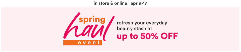 Ulta Spring Haul Event April 2021 - Ulta Beauty Sales Calendar 2022