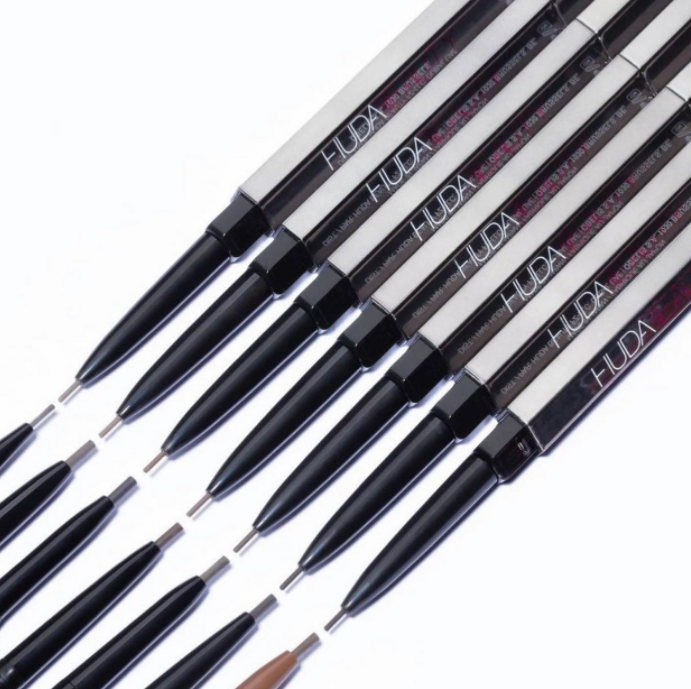 Huda Beauty Microshade Brow Pencil Review and Swatches Chic moeY