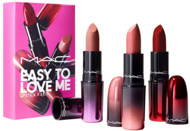 Easy To Love Me Lipstick x3 Kit - MAC Easy To Love Me Lipstick x3 Kit