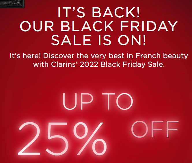 1 171 - Clarins Black Friday 2022