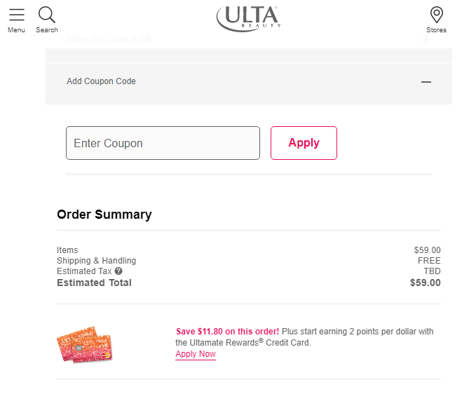 How to use your Ulta coupon