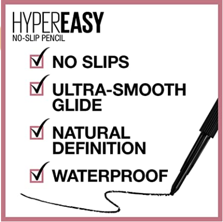 Maybelline Hyper Easy No Slip Pencil Eyeliner1 - Maybelline Hyper Easy No Slip Pencil Eyeliner