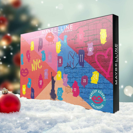 1 2 - Maybelline Advent Calendar 2021