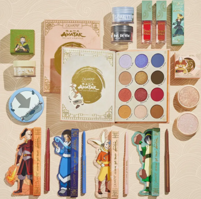 1 44 - ColourPop X Avatar: The Last Airbender Collection 2022