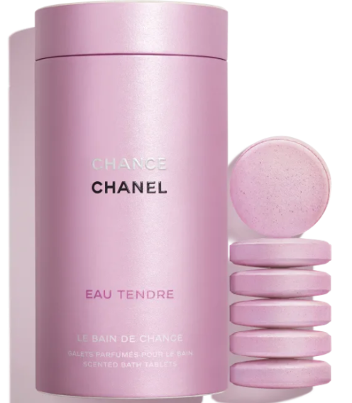 CHANEL Chance Eau Tendre Eau de Parfum Hair Mist Set & Scented Bath Tablets  - Review and Swatches