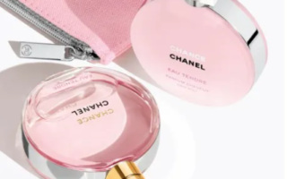 2 15 320x200 - CHANEL Chance Eau Tendre Eau de Parfum Hair Mist Set & Scented Bath Tablets