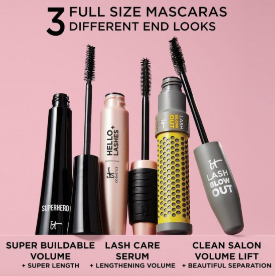 2 1 - IT Cosmetics Mascara ClosIT Mascara Set 2022