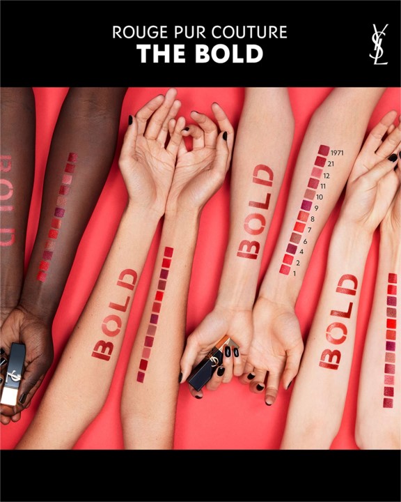 3 - Yves Saint Laurent Rouge Pur Couture The Bold High Pigment Lipstick 2022