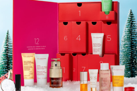 1 38 450x300 - Clarins Women’s 12 Day Beauty Advent Calendar 2022