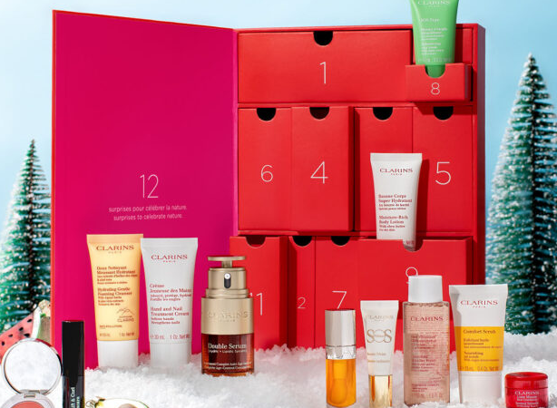 1 38 614x450 - Clarins Women’s 12 Day Beauty Advent Calendar 2022