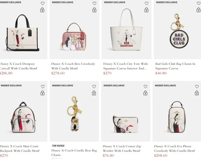 1 55 - Disney x Coach Outlet Villains Collection 2022