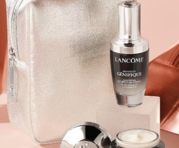 3 13 363x300 - Lancôme Glowing in Genifique Face Serum & Eye Cream Duo