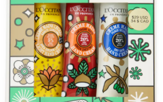 1 6 320x200 - L'Occitane Hand Cream Indulgences Gift Set