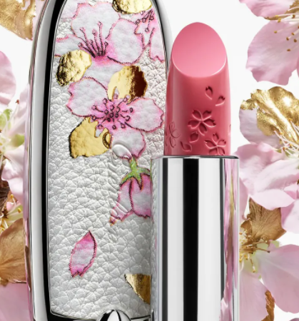 1 4 419x450 - Guerlain Cherry Blossom Lipstick and Case 2023