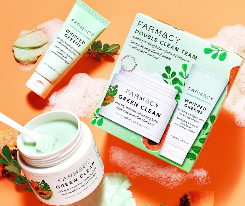 3 8 - Farmacy Double Clean Team Makeup Melting Balm + Foaming Cleanser