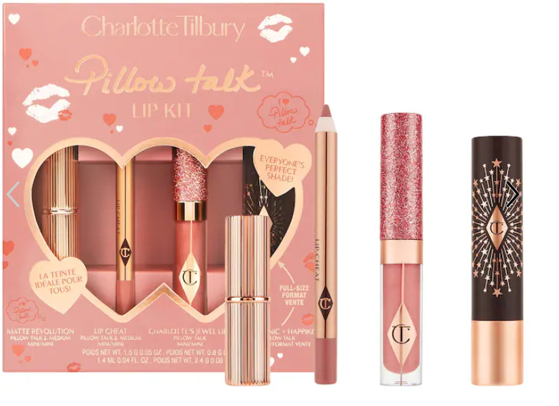 1 27 - Charlotte Tilbury Pillow Talk Lip Wardrobe Set 2023