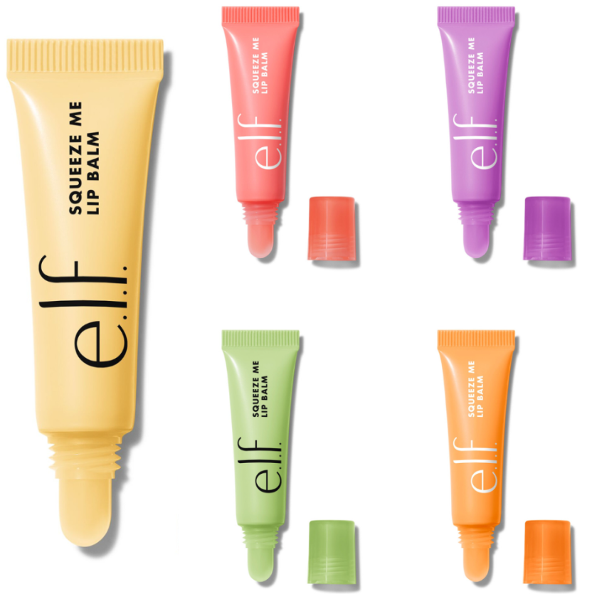2 2 - e.l.f. Cosmetics Squeeze Me Glow Lip Balms and Sugar Lip Exfoliators