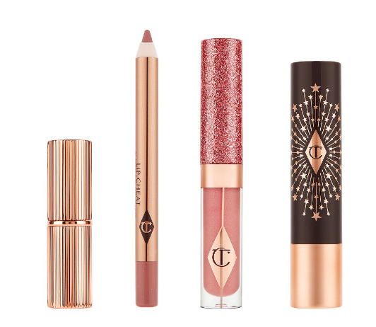 3 7 - Charlotte Tilbury Pillow Talk Lip Wardrobe Set 2023