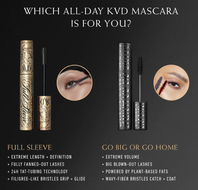 3 - KVD Beauty Full Sleeve Long + Defined Tubing Mascara 2023