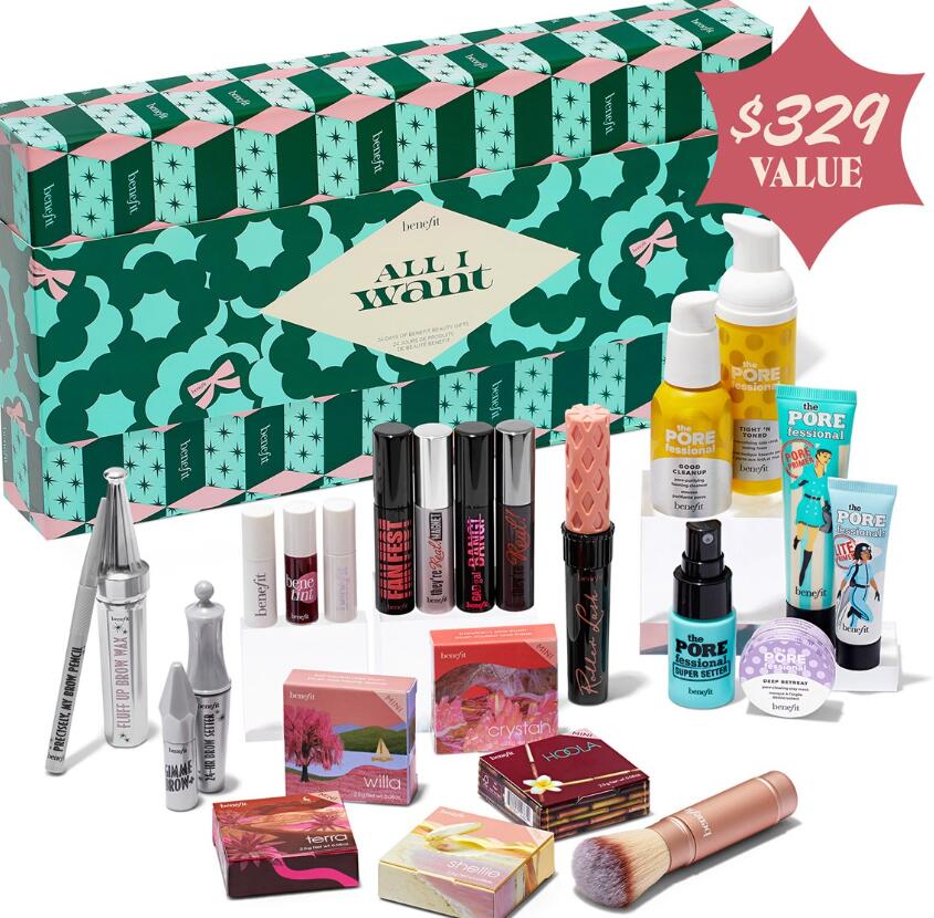 2 18 - Benefit Cosmetics All I Want Beauty Advent Calendar