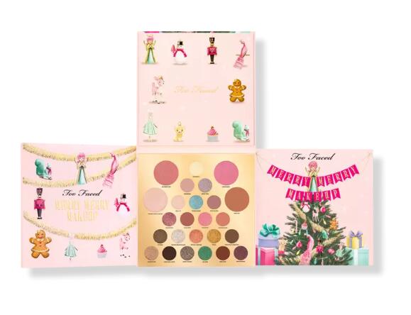 2 5 - Too Faced Merry Merry Makeup Face & Eye Palette Gift Set 2023