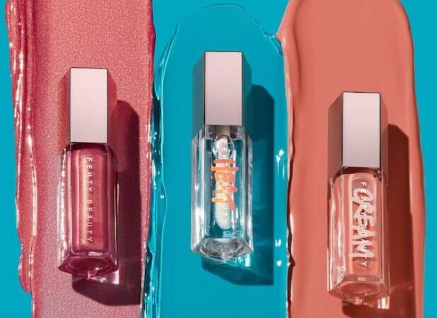 1 11 618x450 - Fenty Beauty by Rihanna Glossy Posse Volume 6.0 Full-Size Gloss Bomb Trio