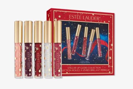 1 17 450x300 - Estée Lauder Stellar Lip Gloss Collection Holiday Makeup Gift Set 2023