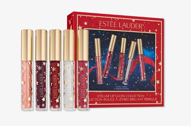 1 17 - Estée Lauder Stellar Lip Gloss Collection Holiday Makeup Gift Set 2023