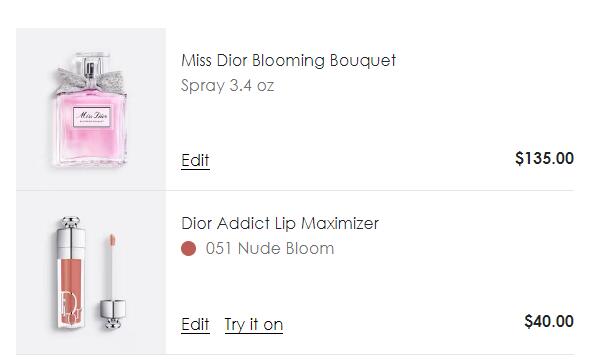 2 38 - Miss Dior Perfect Duo Set Blooming Bouquet and Lip Maximizer 2023