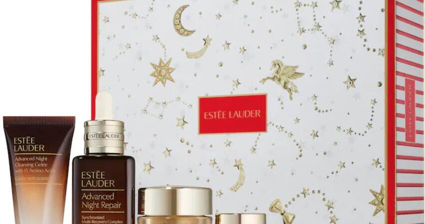 1 1 852x450 - Estée Lauder Advanced Night Repair Holiday Skincare Set 2023