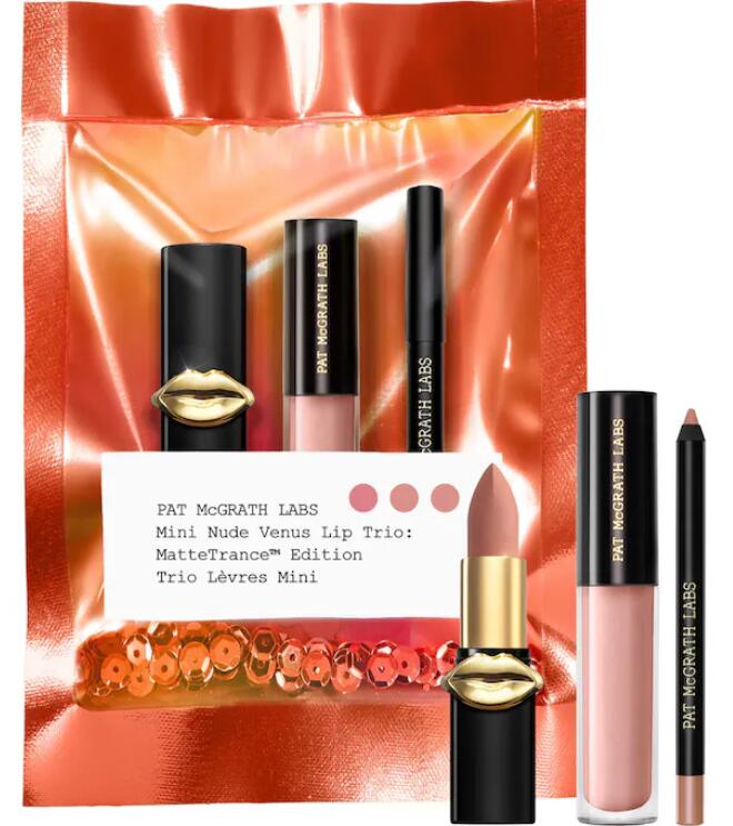 1 8 - PAT McGRATH LABS Mini Nude Venus Lip Trio: Mattetrance Edition 2023