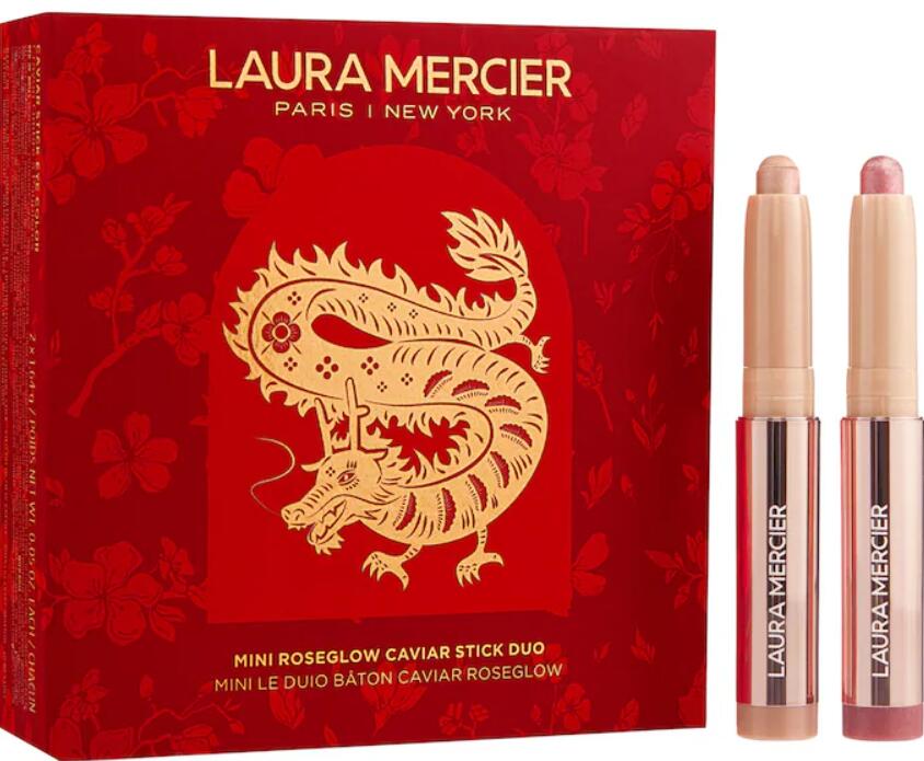 1 10 - Laura Mercier Lunar New Year Mini RoseGlow Caviar Stick Eye Shadow Duo