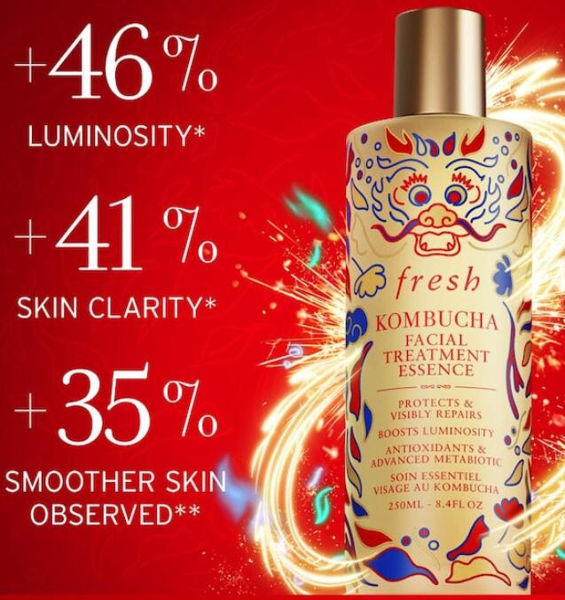 2 45 - Fresh Limited-Edition Kombucha Antioxidant Facial Treatment Essence 2024