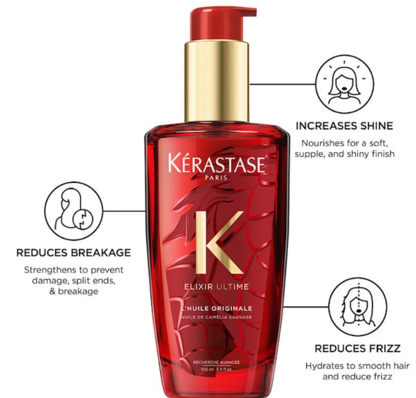 3 10 - Kérastase Elixir Ultime Hydrating Hair Oil Serum: Dragon Rouge